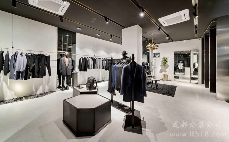 男裝店鋪內(nèi)部設(shè)計